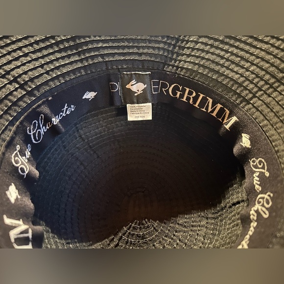 Peter Grimm black wide brim beach hat, sun hat, vacation, True Character, chic - Picture 10 of 11